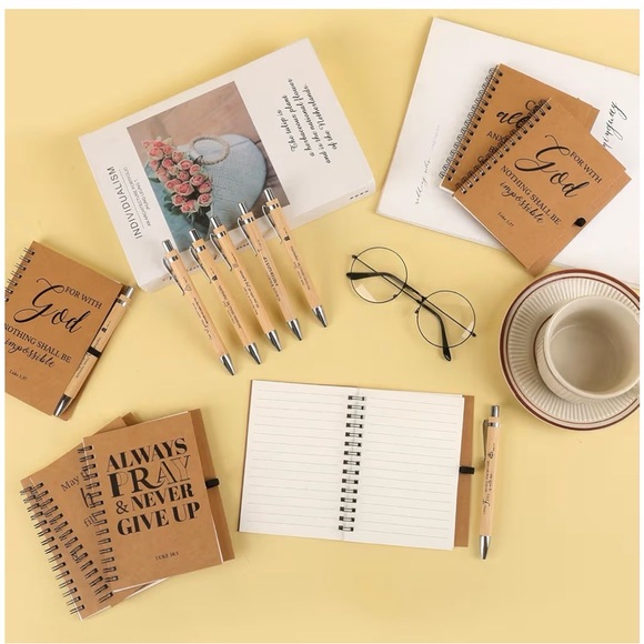 Inspirational Spiral Notebooks with Pens and Bookmark (Choose 1) - Picture 2 of 7